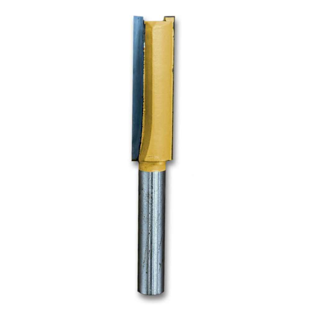 Straight Bit-Two Flute 3/8CD,1-1/4CL,2-1/2OL,1/4SH