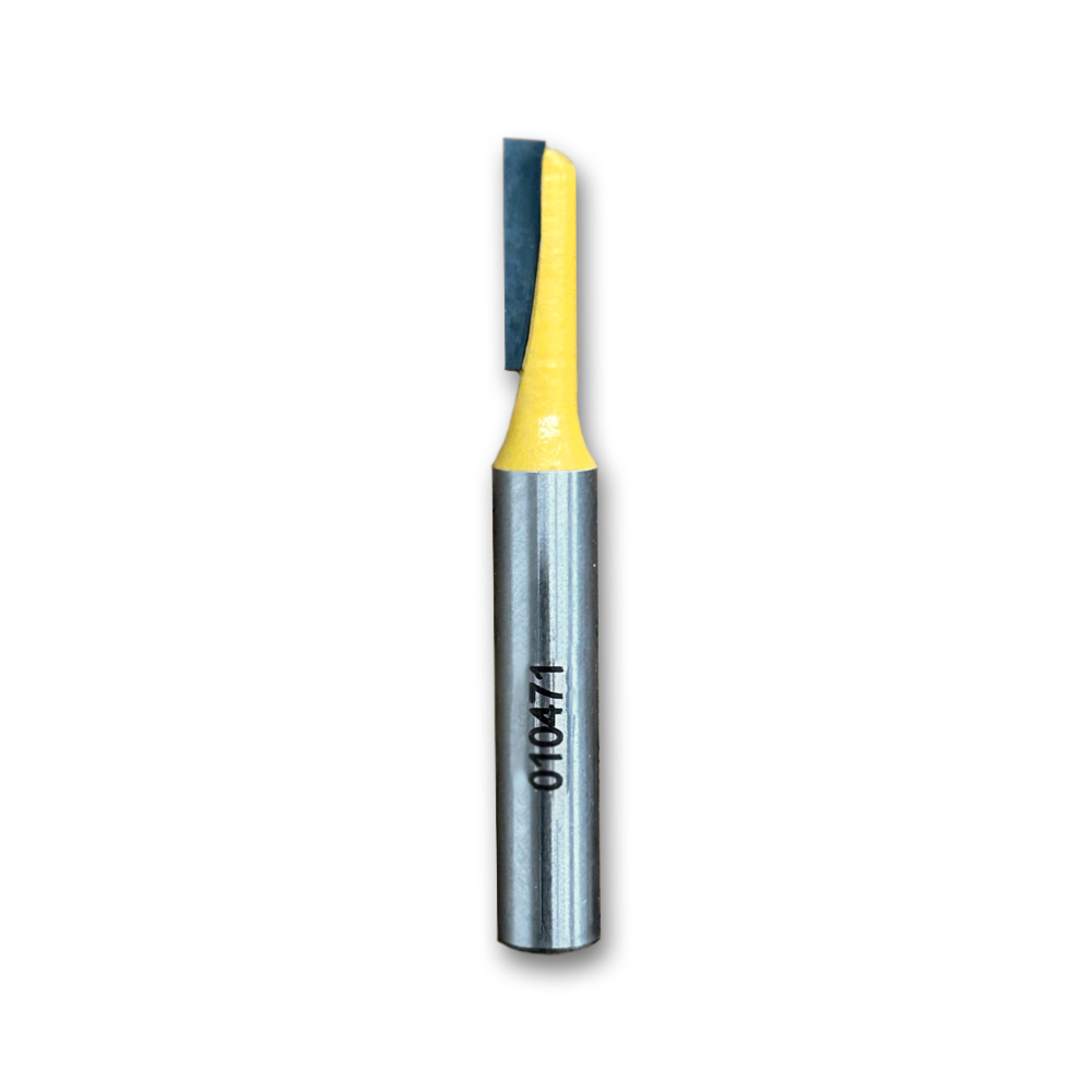 Straight Bit-Single Flute 3/16CD,1/2CL,1-7/8OL,1/4SH