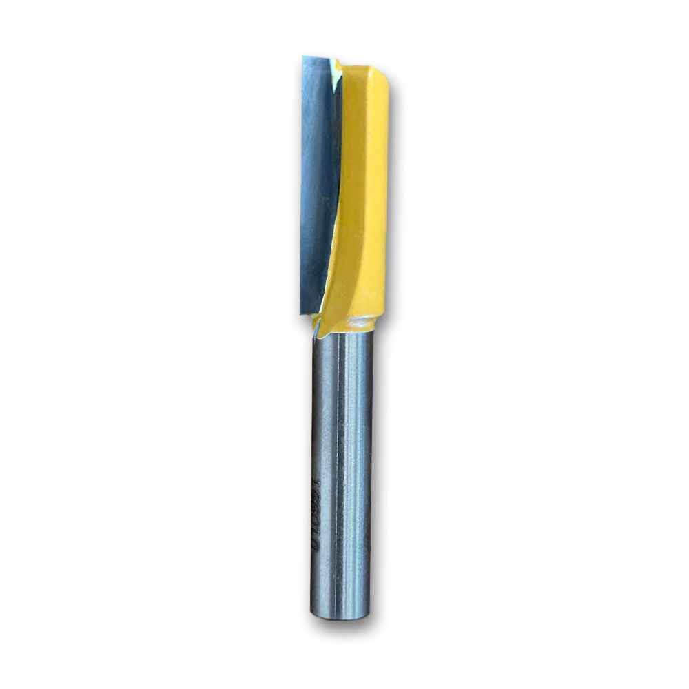 Straight Bit-Single Flute 3/8CD,1CL,2-1/4OL,1/4SH