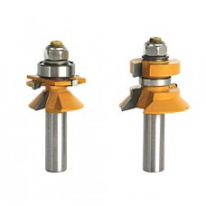 V-Tongue & Groove Bit Set 1 3/4OD,3/4-7/8TH,1/2SH