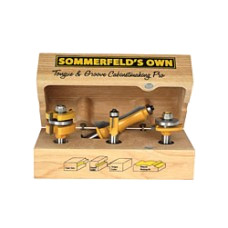 4-Pc Tongue & Groove Cabinetmaking Pro Set