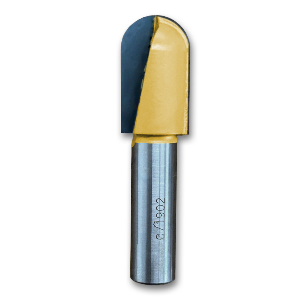 Round Nose Bit 3/8CR,3/4CD,1-1/4CL,2-7/8OL,1/2SH