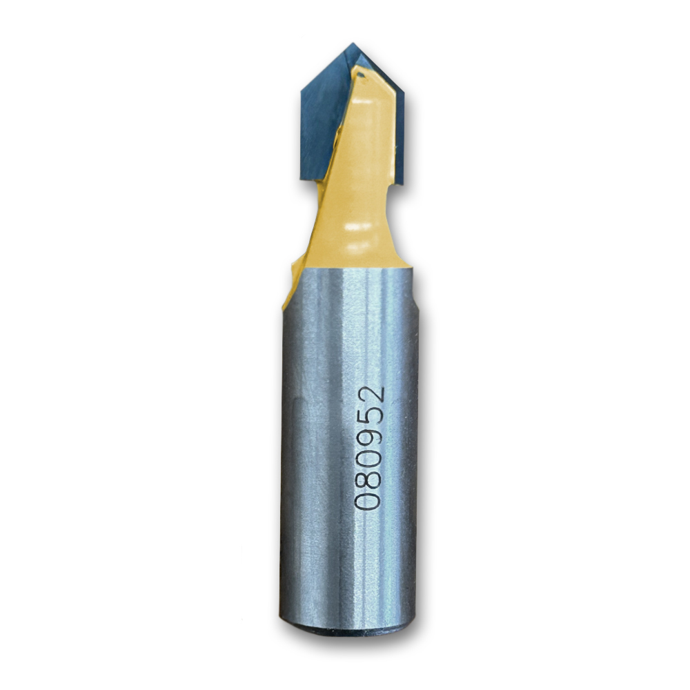 V-Groove Bit 90*CA,3/8CD,1/2CL,2-1/8OL,1/2SH