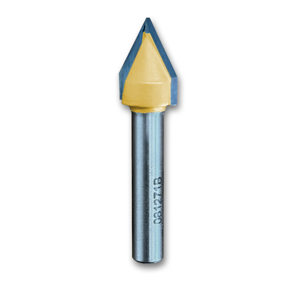V-Groove Bit 60*CA,1/2CD,5/8CL,1-7/8OL,1/4SH