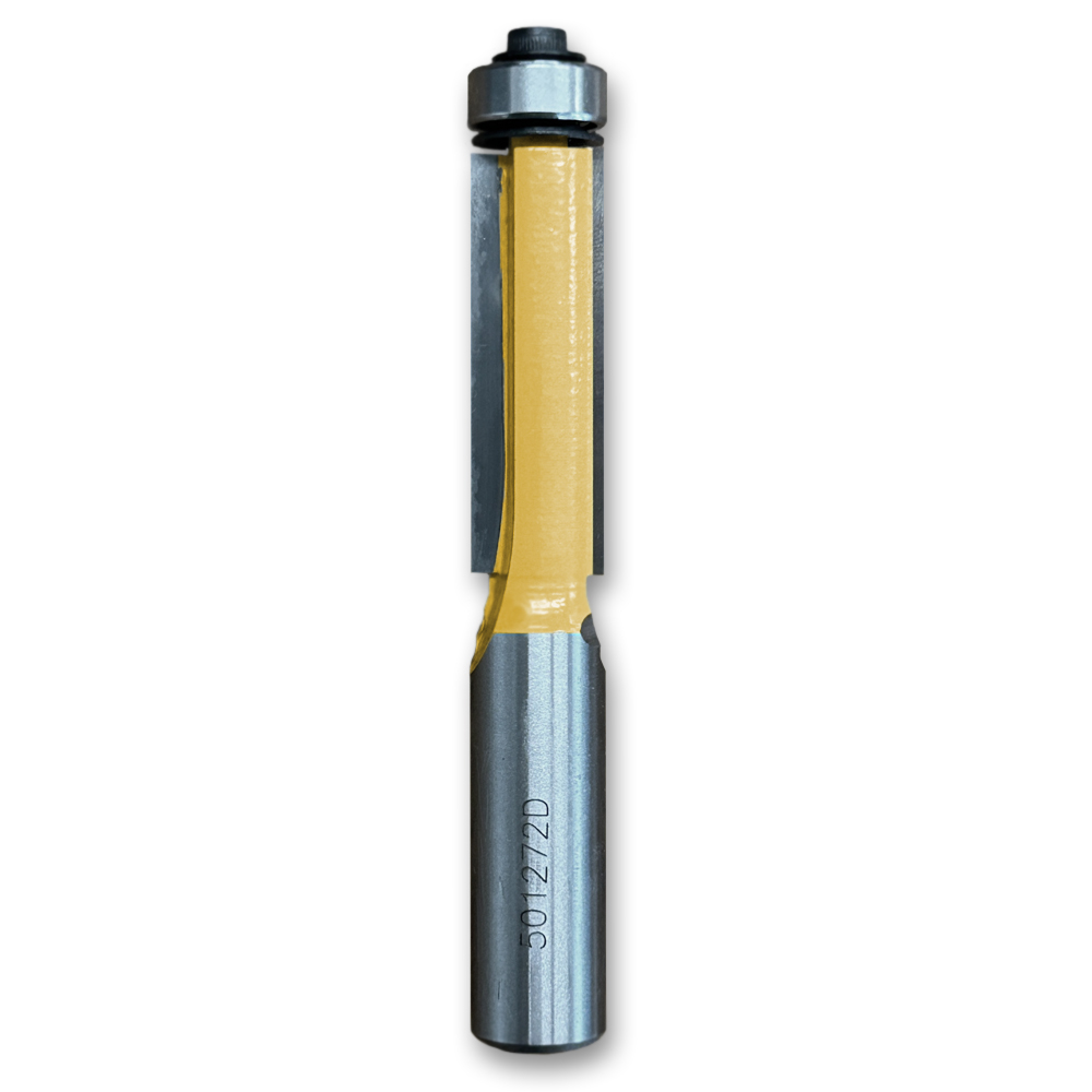 Flush Trim Bit w/Bearing  1/2CD,1-1/2CL,3-19/32OL,1/2SH