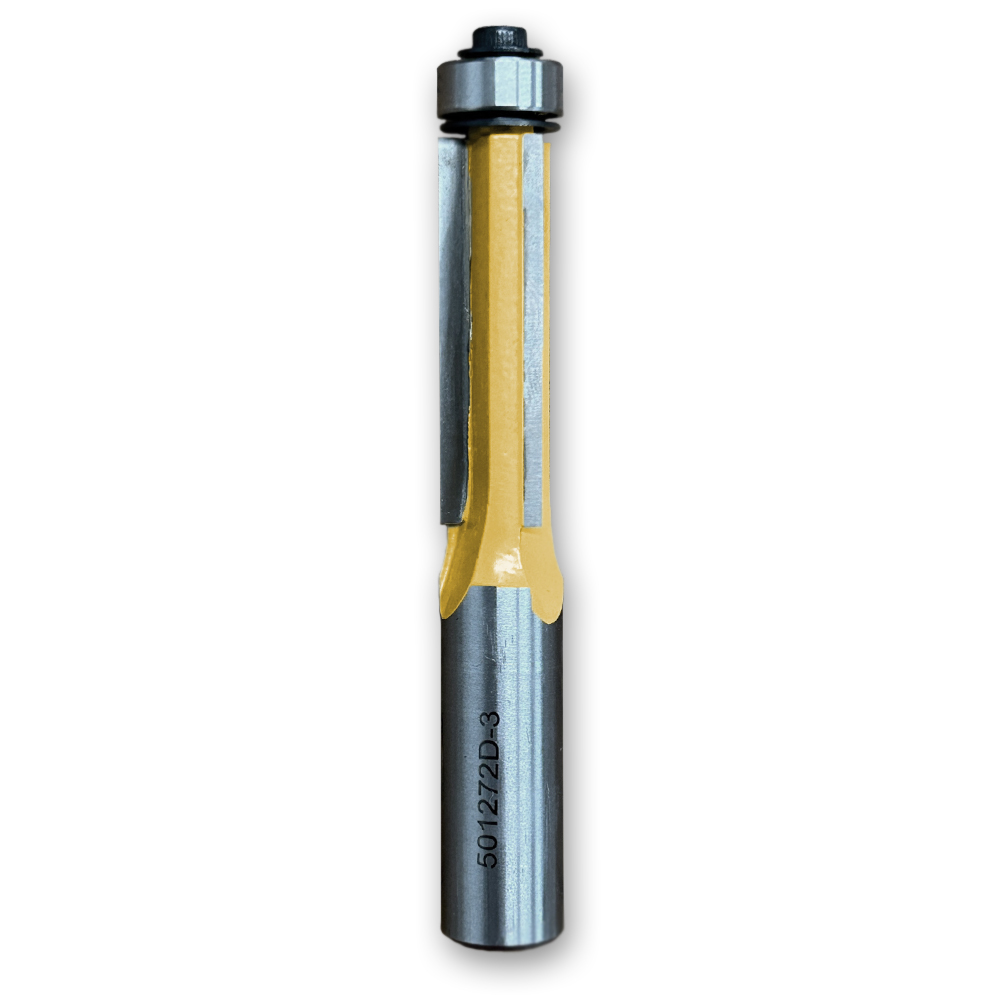 3-Wing Flush Trim Bit 1/2CD,1-1/2CL,3-5/8OL,1/2SH