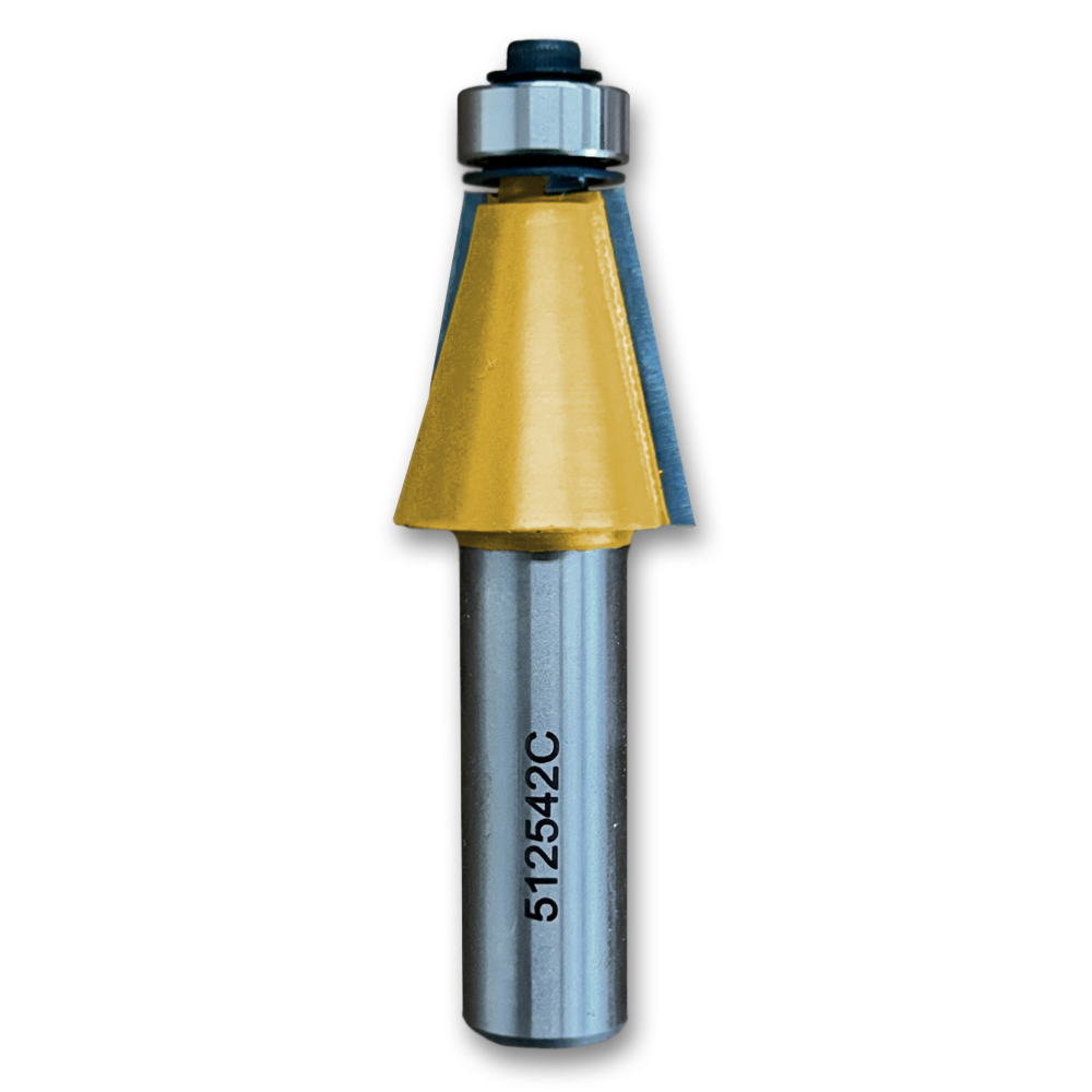 Chamfer Bit w/Bearing 15CA,1CD,7/8CL,2-7/8OL,1/2SH